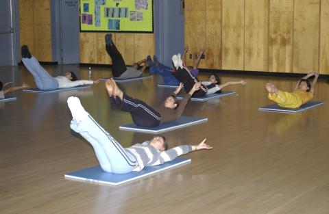 Pilates Class, Fitness Studio, Bladen Wing Athletic Centre