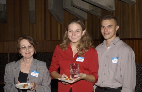 Judith Teichman with Two Student Attendees, International Development Studies Reception, Old Council Chambers