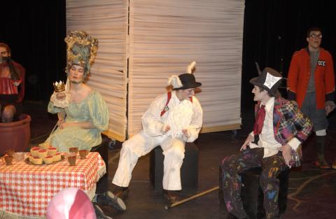 Production Still, Alice in Wonderland, Drama and Theatre Program, Leigha Lee Browne Theatre