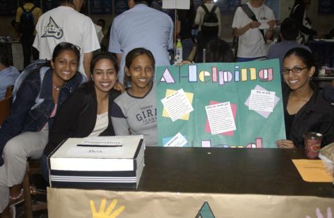 A Helping Hand, Booth and Presenters, Clubs Event, the Meeting Place