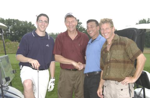 Four Players with Golf Cart, Alumni Golf Tournament, Angus Glen Golf Club