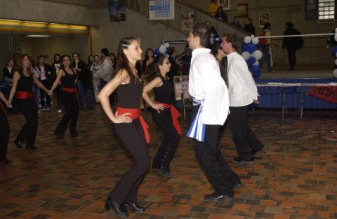 Dancers, Greek Club Event, the Meeting Place
