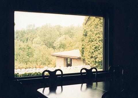 View Out of Dining Room Window, Miller Lash House
