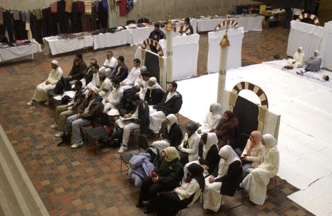 Muslim Worship Service, the Meeting Place