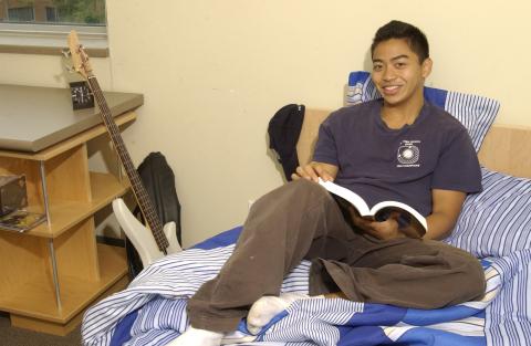 Student in Residence Room, Promotional Image