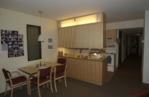 Residence Unit, Kitchen and Common Room, Joan Foley Hall, Opening