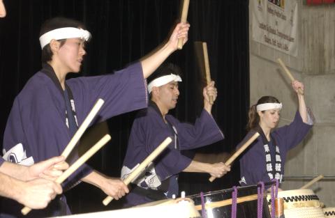 Taiko Drummers, Kyoshi Nagata Performance, the Meeting Place