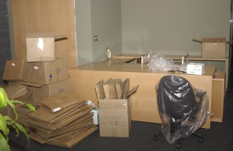 Moving into Offices, Management Wing (MW)
