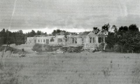Historical Photograph, Construction, Miller Lash House
