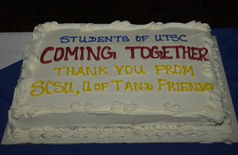 Cake, Groundbreaking Event for Student Centre, the Meeting Place