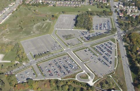 Aerial View, UTSC Parking Lots