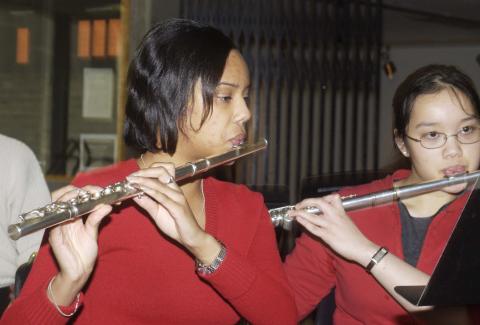 Musicians (Flutes), UTSC Wind Ensemble, Sounds of the Season Concert, the Meeting Place