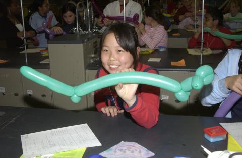 Child with Balloon Animal, Bring our Children to Work Day