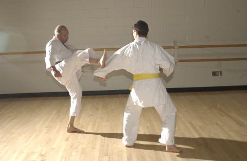 Karate Class, Studio, Athletics and Recreation Centre, R-Wing