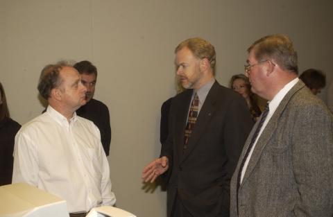 Steve Gilchrist Speaks with Faculty Members,  Opening of Computer Lab funded by ATOP Program