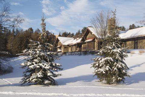 Winter, Exterior, Miller Lash House