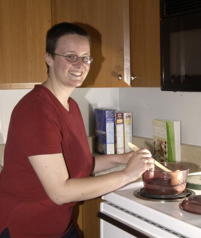 Student Cooks in Residence Kitchen, Promotional Image