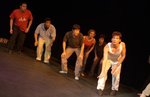 Production Photograph, Prague Project Workshop Performance, Leigha Lee Browne Theatre
