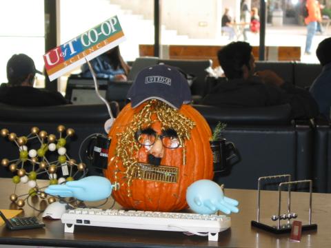 Entry, Science Co-op, Pumpkin Carving Contest, the Meeting Place