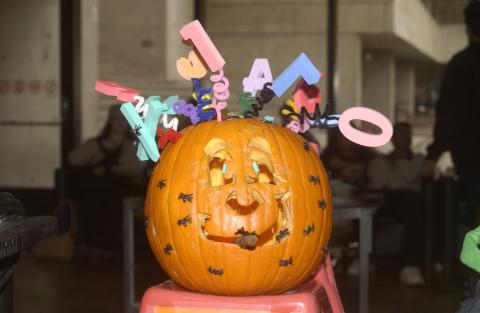 Pumpkin Carving Contest Entry, the Meeting Place