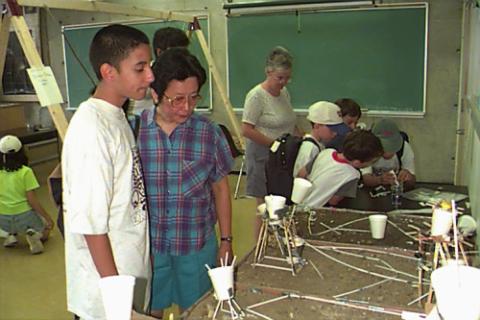 Campers work on Projects, Camp U of T