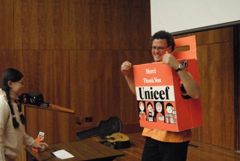 Steve Joodens, Unicef "Prof in a Box" Fundraiser