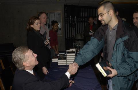 Preston Manning, Book Signing, F.B. Watts Memorial Lecture, 2003, the Meeting Place