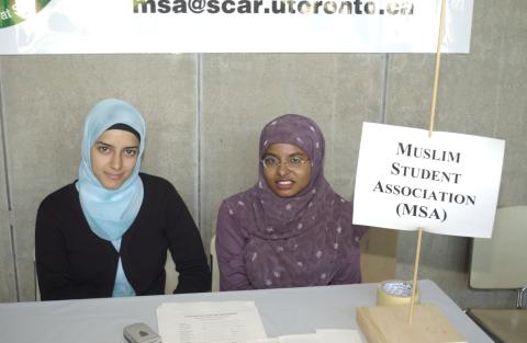 Club Representatives, Muslim Student Association, Clubs Event, S-Wing Corridor