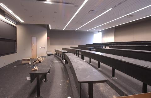 Classroom Interior, Prior to Opening, Management Wing (MW)