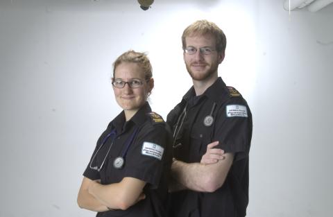 Two Paramedicine Students, Joint Program University of Toronto and Centennial College, Promotional Image