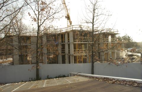 Construction, Joan Foley Residence Hall