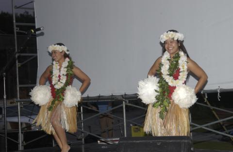 Summerfest, Hula Dance Performers on Stage