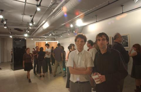 General View of Artworks and Gallery Visitors, "Constructive Folly" Exhibition Opening at Doris McCarthy Gallery