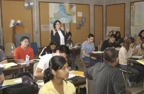 Students and Instructor in Class, Summer Learning Institute