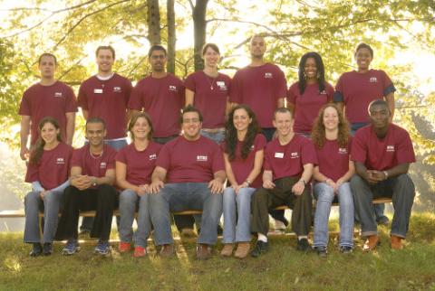 Group Photograph, UTSC Athletics Staff, Outdoors