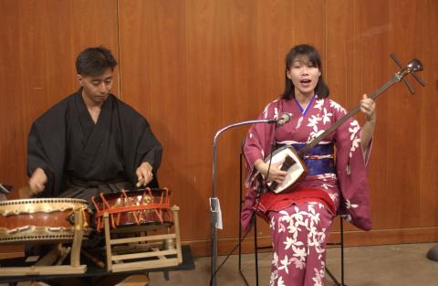 Music Group, Ten Ten, Performing, Reception for Presentation of Sakura Trees by the Consulate General of Japan (The Sakura Project), Green Room, Academic Resource Centre (ARC)