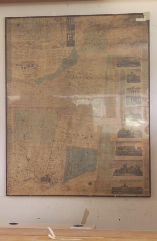 Mounted Map, Tremaine's Map, County of York Canada West