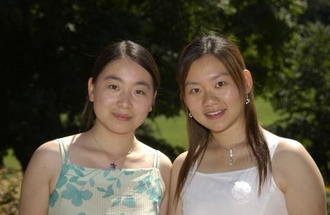Two Students, International Student Event, Miller Lash House