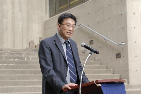 Kwong-loi Shun Speaks, Principal's Farewell Event for Kwong-loi Shun, H-Wing Patio