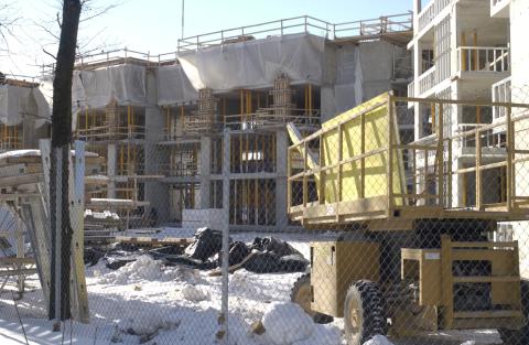 Construction, Residence Building (Joan Foley Hall)