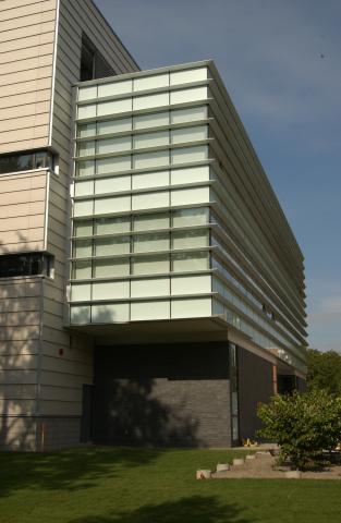 Exterior, Management Building (MW) now Social Sciences Building