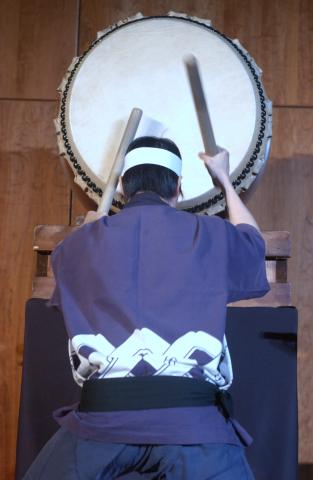 Musician Plays Taiko Drum, Nagata Ensemble/GaPa Concert, ARC Lecture Theatre, Academic Resource Centre