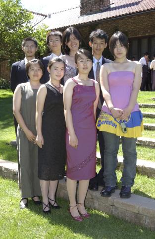 Group of Students, International Student Event, Exterior, Miller Lash House
