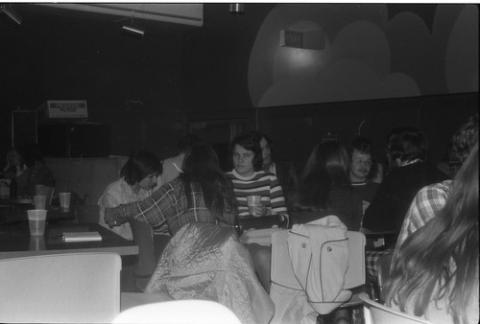 Students Seated in College Pub