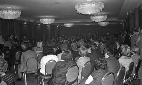Seated Attendees at Pierre Trudeau Event