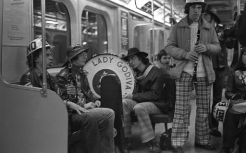 Lady Godiva Memorial Band on Subway