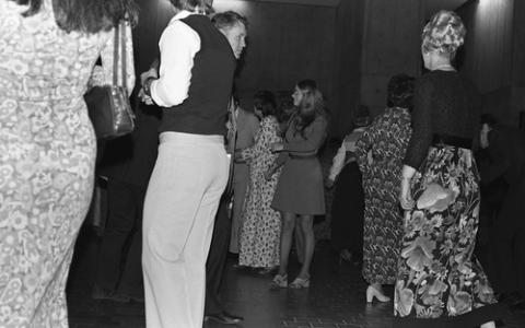 People Standing in Crowd on Dance Floor in The Meeting Place