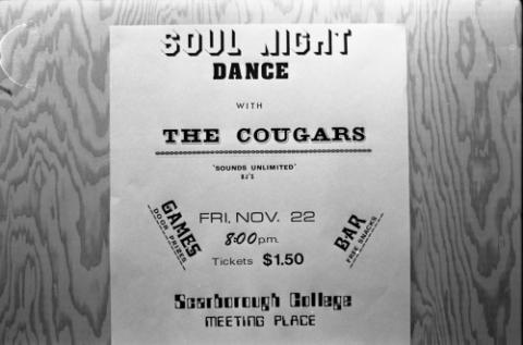 Poster for "Soul Night" Dance