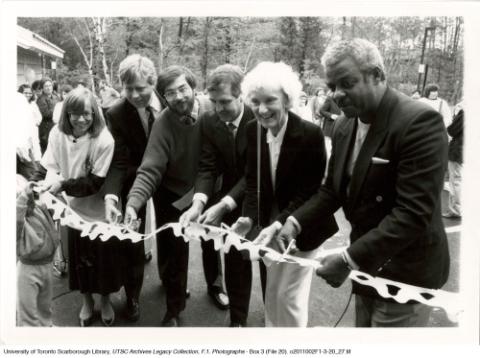 President Robert Pritchard, and Principal Paul Thompson at Childcare Centre Opening
