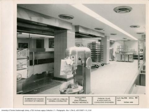 Humanities Wing, kitchen area